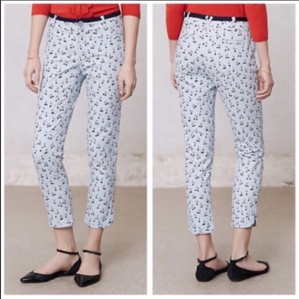 Anthropologie Cherry Pants